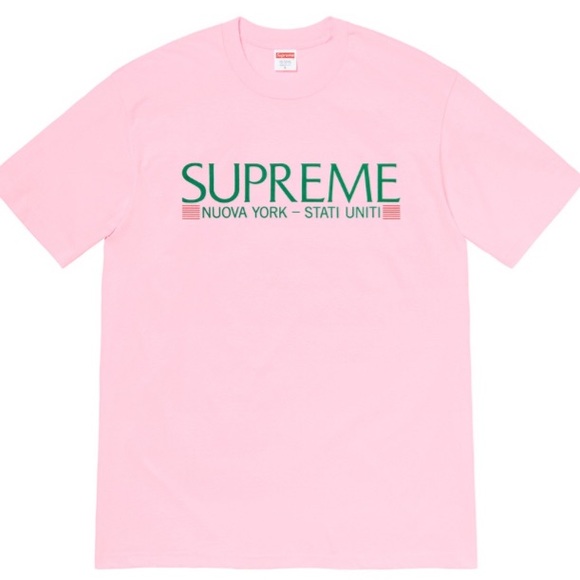 Supreme Other - *Sold* Nuova York Tee Pink Large